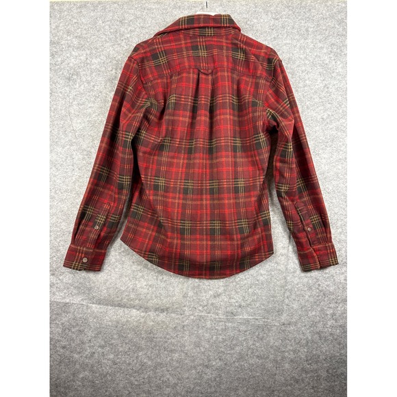 Jachs New York Mens Red Plaid Flannel Shirt Long Sleeve Button Down Small NEW - Picture 8 of 12